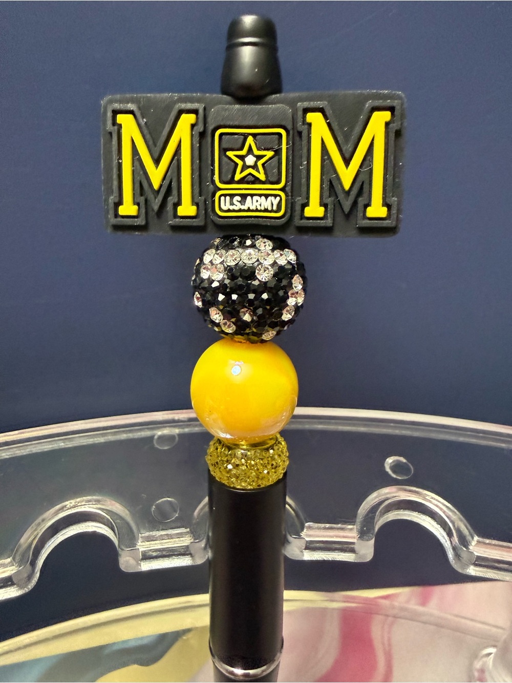 New U.S. Army MOM Beaded Pen